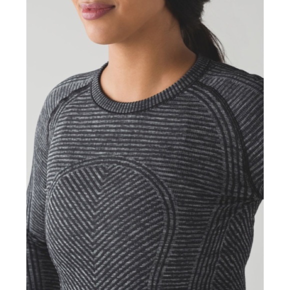 Lululemon Restless Pullover In Heathered Black - Picture 2 of 7